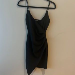 Akira Black Assymetrical Dress